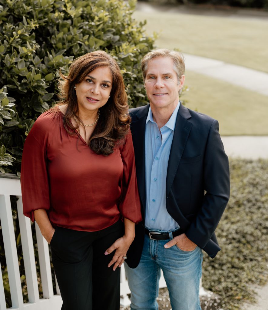 Neeta and Tom Nicholson, owners of Amada Senior Care of Jacksonville