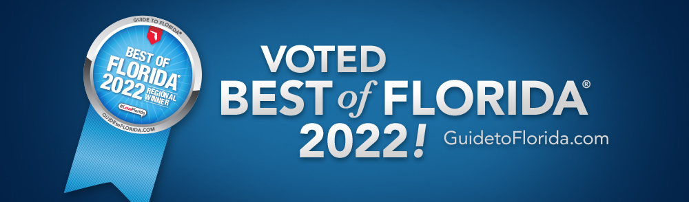 Award banner of Best of Florida 2022