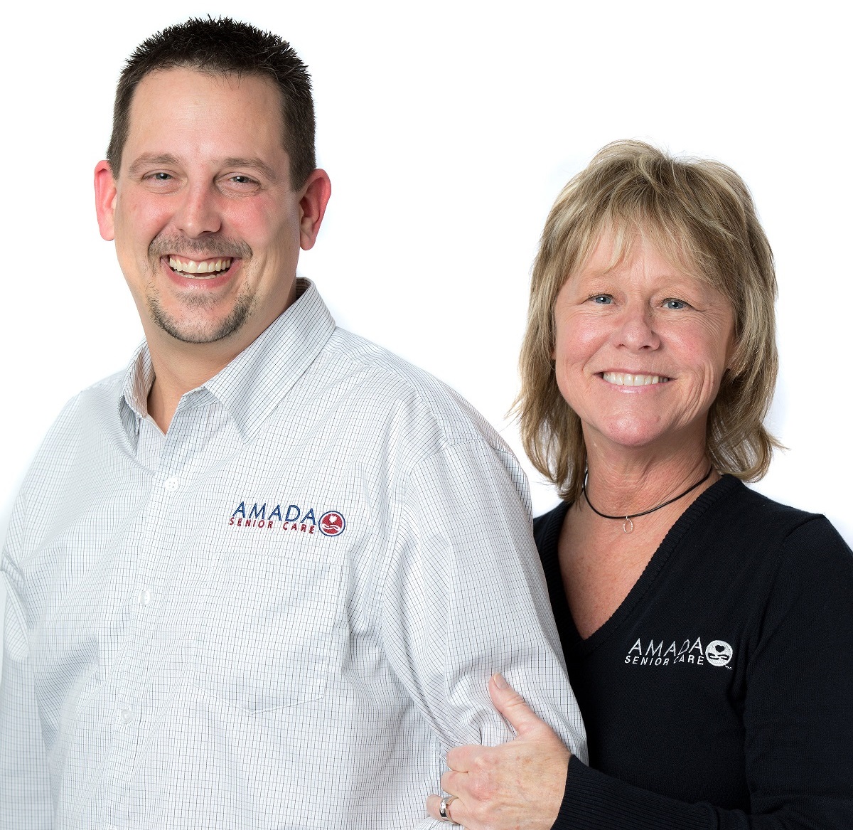 JamesLauralSmall James Bernoski and Laural Strong, owners of Amada Senior Care Lexington.