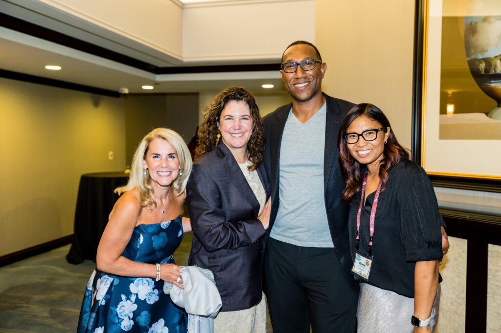 Jennifer Novy gathers with her Amada Senior Care peers at the franchise conference.