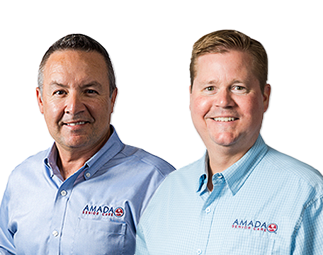 150-twin cities_greg getchell_joe castle Greg Getchell and Joe Castle Amada Owners
