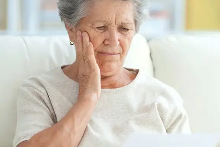 Caregiver with a senior